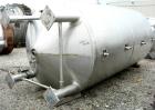 USED:Stainless Fabrication Inc double motion mix tank, 4000 gallon, 316L stainless steel, vertical. 7' diameter x 13' straig...