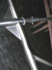 USED:Stainless Fabrication Inc double motion mix tank, 4000 gallon, 316L stainless steel, vertical. 7' diameter x 13' straight side. Dished top, coned bottom, stainless steel agitator bridge with a d...