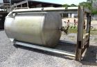 Used TPI Industrial Tank, Approximate 1500 Gallon, Stainless Steel, Vertical. Approximate 72