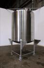 Used T&C Stainless Tank, 1,000 Gallon, 316L Stainless Steel, Vertical. Approximately 65