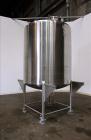 Used- T&C Stainless Tank, 1,000 Gallon, 316L Stainless Steel, Vertical. Approximately 65