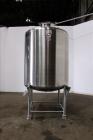 Used T&C Stainless Tank, 1,000 Gallon, 316L Stainless Steel, Vertical. Approximately 65
