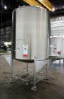 Used- T&C Stainless Tank, 1,000 Gallon, 316L Stainless Steel, Vertical. Approximately 65