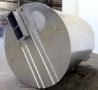 Used Toronto Coppersmithing Tank, 2500 Gallon, 304 Stainless Steel, Vertical. Approximate 84