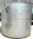 USED: Toronto Coppersmithing Company tank, 1900 gallon, 304 stainless steel, vertical. 84