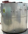 USED: Toronto Coppersmithing Company tank, 1900 gallon, 304 stainless steel, vertical. 84