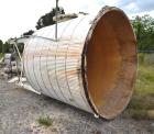 Used Troy Boiler Works API Standard 650 Tank, 3396 Gallon, 316 Stainless Steel, Vertical. Approximate 96” diameter x 96” straight side, open top with 2 piece cover, coned bottom. Internal rated maxim...