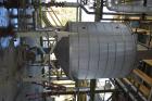 Used Troy Boiler Works API Standard 650 Tank, 3396 Gallon, 316 Stainless Steel, Vertical. Approximate 96” diameter x 96” straight side, open top with 2 piece cover, coned bottom. Internal rated maxim...