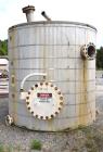 Used Troy Boiler Works API Standard 650 Tank, 3000 Gallon, 316 Stainless Steel, Vertical. Approximate 96” diameter x 96” straight side, bolt on coned top, flat bottom. Internal rated maximum operatin...