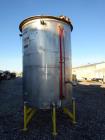Used United Utensils Tank, 2000 Gallon, 304 Stainless Steel, Vertical. Approximate 72