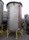 Used United Utensils Tank, 2000 Gallon, 304 Stainless Steel, Vertical. Approximate 72