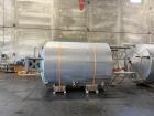 Used 4,500 Gallon T316L Stainless Steel Jacketed Mix Tank with Agitator – 15 HP Nord Drive