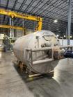 Used 3,840 Gallon T316L Stainless Steel Jacketed Mixing Tank with 15 HP Nord Agitator Drive