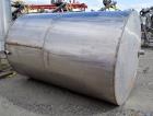 Used- Tank, Approximately 1,100 Gallon, Stainless Steel