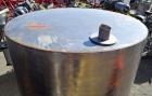 Used- Tank, Approximately 1,100 Gallon, Stainless Steel