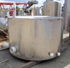 Used Tank, Approximate 1,000 Gallon, Stainless Steel.
