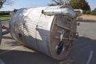 Used Tank, Approximate 1000 Gallon, Stainless Steel, Vertical
