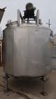 Used Vendome 1,000 Gallon Stainless Steel Jacketed Processor | Scrape Agitator | Dual-Zone Heat | 100 PSI