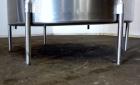 Used Viatec Chem-Tek Tank, 2007 Gallon, Model OVS, 316 Stainless Steel, Vertical. Approximate 80” diameter x 92” straight side. Open top with (2) 1/4 covers, and a bolt on middle section, sloped bott...