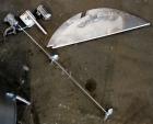Used Viatec Chem-Tek Tank, 2007 Gallon, Model OVS, 316 Stainless Steel, Vertical. Approximate 80” diameter x 92” straight side. Open top with (2) 1/4 covers, and a bolt on middle section, sloped bott...