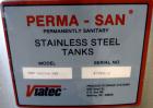 Used Viatec Chem-Tek Tank, 2007 Gallon, Model OVS, 316 Stainless Steel, Vertical. Approximate 80” diameter x 92” straight side. Open top with (2) 1/4 covers, and a bolt on middle section, sloped bott...