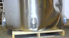 Used Viatec Chem-Tek Tank, 1000 Gallon, 304 Stainless Steel, Vertical. Approximately 62” diameter x 82” straight side. Open top with (2) 1/3 covers and a bolt on middle section, sloped bottom. Clamp-...