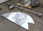 Used Viatec Chem-Tek Tank, 1000 Gallon, 304 Stainless Steel, Vertical. Approximately 62” diameter x 82” straight side. Open top with (2) 1/3 covers and a bolt on middle section, sloped bottom. Clamp-...