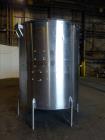 Used- Perma-San Tank, 2,000 Gallon, 316 Stainless Steel, Vertical. Approximate 82