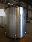 Used Tank, Approximately 2,000 Gallon, 316 Stainless Steel, Vertical. Approximate 80