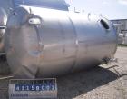 Used W.H.E. Bio-Systems Tank, 4000 Gallon, 304 Stainless Steel, Vertical. 92