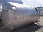 Used W.H.E. Bio-Systems Tank, 4000 Gallon, 304 Stainless Steel, Vertical. 92