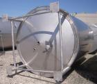 Used W.H.E. Bio-Systems Tank, 4000 Gallon, 304 Stainless Steel, Vertical. 92