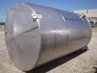 Used W.H.E. Bio-Systems Tank, 4000 Gallon, 304 Stainless Steel, Vertical. 92