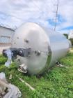 Unused- Sprinkman Jacketed Mix Tank, 3,000 Gallons, 304 Stainless Steel, Vertical. Approximate 90