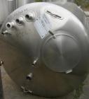 USED: Walker tank, 1000 gallon, 316 stainless steel, vertical. 54