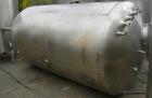 USED: Walker tank, 1000 gallon, 316 stainless steel, vertical. 54