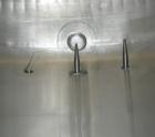 Used Walker Stainless Pressurized Sterilizer Tank, 1000 Gallon, 304 Stainless Steel, Horizontal. Jacketed and insulated. 66