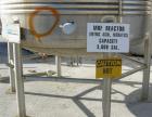 USED: Walker jacketed mix tank, 3000 gallon, 304L stainless steel, vertical. 7'6