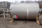 Used Walker Holding Tank, 3000 Gallon, 316 Stainless Steel, Vertical.