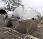 Used- Walker Holding Tank, 3000 Gallon, 316 Stainless Steel, Vertical.