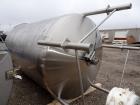 Used Walker Holding Tank, 3000 Gallon, 316 Stainless Steel, Vertical.