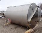 Used Walker Holding Tank, 3000 Gallon, 316 Stainless Steel, Vertical.