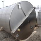 Used Walker Holding Tank, 3000 Gallon, 316 Stainless Steel, Vertical.