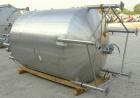 Used Walker Tank, 1000 Gallon, 316 Stainless Steel, Vertical. 66