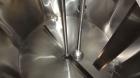 Used Walker Stainless Mix Tank, 1500 Gallon, 304 Stainless Steel, Vertical. Approximate 84
