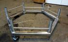 Used Walker Stainless Mix Tank, 1500 Gallon, 304 Stainless Steel, Vertical. Approximate 84” diameter x 64” straight side. Dished top, coned bottom. Internal rated atmospheric at 250 degrees F. Top mo...