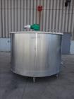 Used Walker Stainless Equipment Co. Mix Tank, Model PZ-B, 1,000 Gallon, 304 Sta