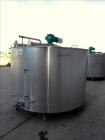 Used Walker Stainless Equipment Co. Mix Tank, Model PZ-B, 1,000 Gallon, 304 Sta