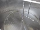 Used Walker Stainless Equipment Co. Mix Tank, Model PZ-B, 1,000 Gallon, 304 Sta