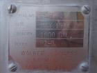 Used Walker Stainless Equipment Co. Mix Tank, Model PZ-B, 1,000 Gallon, 304 Sta